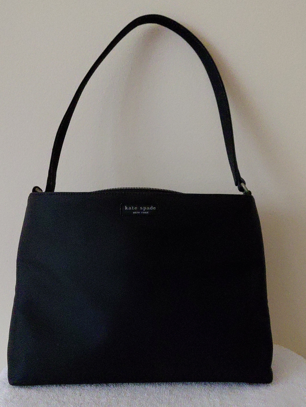 kate spade Black Shoulder Tote with Top Zip